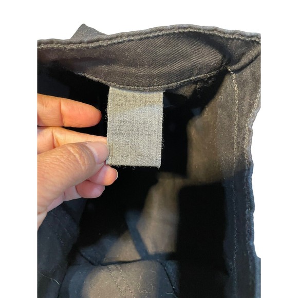 Rag & Bone Jean Womens Leather Mid-Rise Skinny Leg Jeans Pants Black Size 25 - Picture 12 of 16